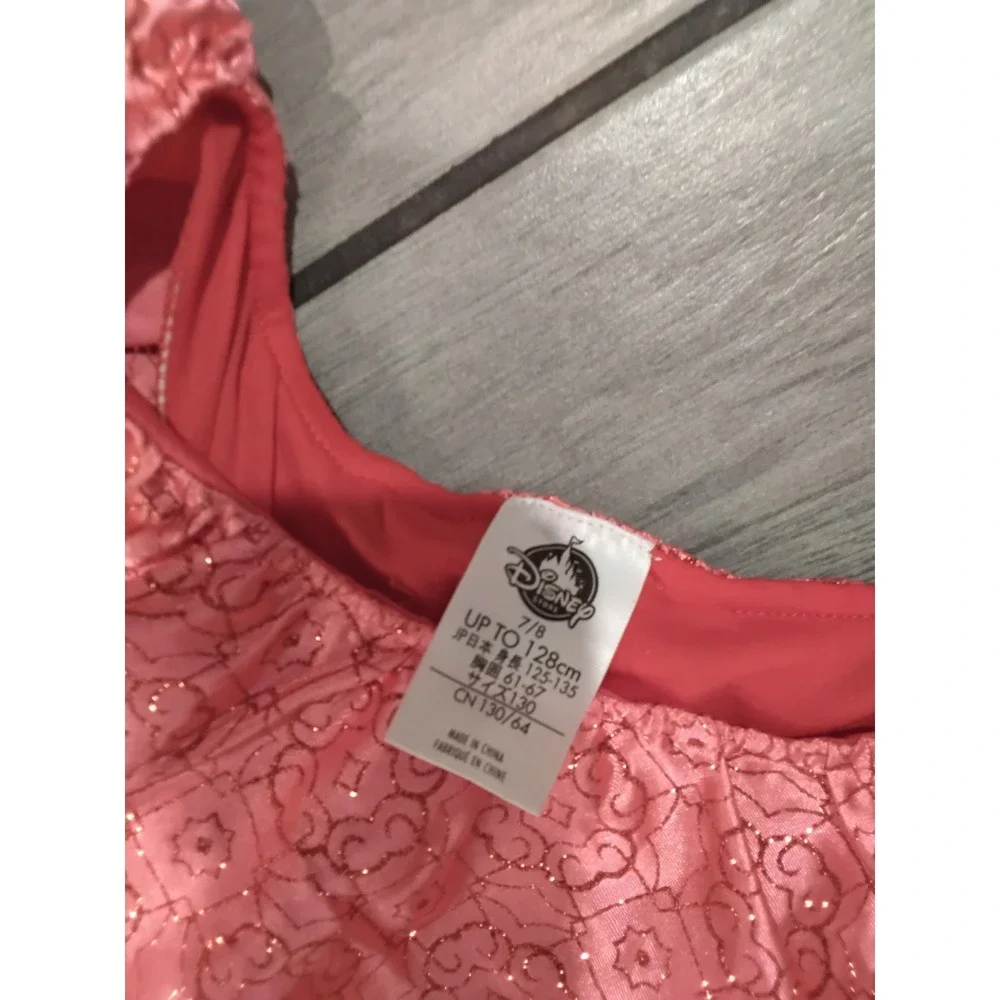 Disney Store Elena of Avalor Costume Dress Red Pink Gold Girls Size 7/8 130cm - Picture 3 of 6